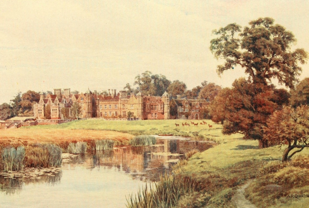 Avon & Shakespeare's Country Charlecote Hall Poster Print by Alfred Quinton.