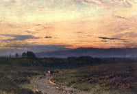 Surrey 1906 Summer's Eve Art Print by Harold Sutton Palmer