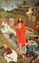 The Resurrection of Christ Poster Print by Hans Pleydenwurff showcasing a beautiful religious scene.