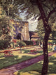 Lancashire 1921 Whalley Abbey Poster Print by Albert Woods