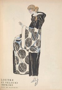 Soeurs David Gazette du Bon Ton 1922 Loutre et Velours Poster Print