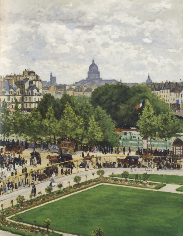 Garden of the Princess fine art print by Claude Monet, showcasing vibrant colors and intricate details.