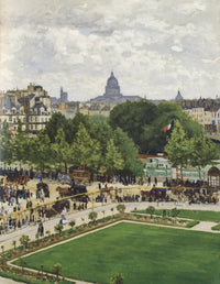 Garden of the Princess fine art print by Claude Monet, showcasing vibrant colors and intricate details.