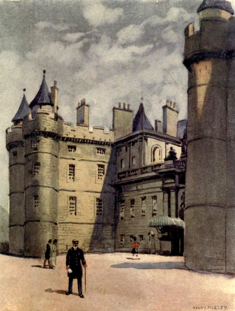 Charm of Edinburgh 1913 Hollyrood Poster Print by Harry Morley