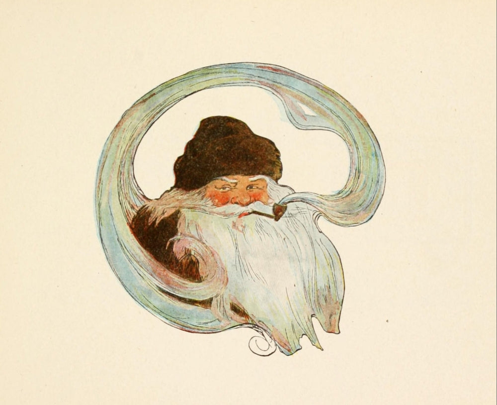 Twas the Night Before Christmas Santa Poster Print by Jessie Willcox Smith