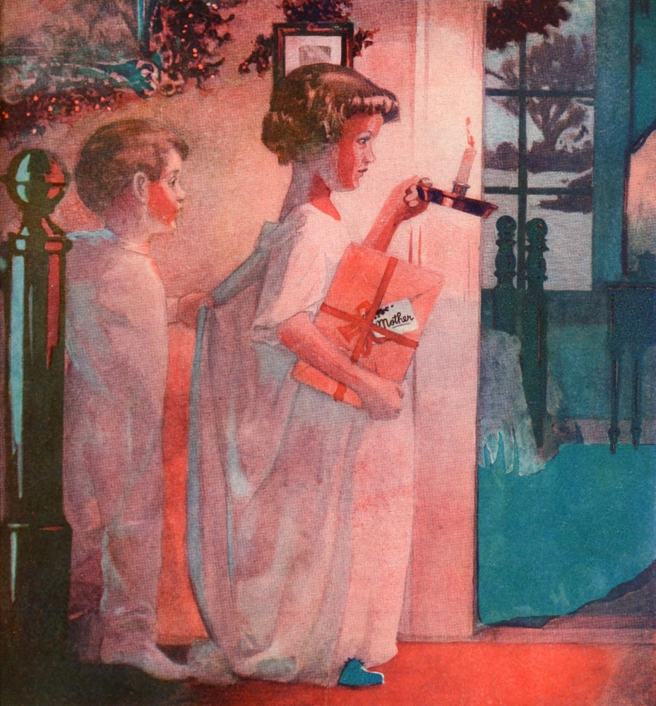 Christmas Eve Poster Print from Advertising & Selling Magazine (1919)