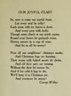 Christmas in Poetry 1922 Our Joyful Feast Poster Print showcasing festive holiday spirit.