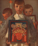 Children's Book of Christmas 1911 Romanian Christmas Procession Poster Print by Marianne Stokes