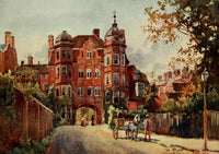 Cambridge 1907 Newnham College Gateway Poster Print by William Matthison