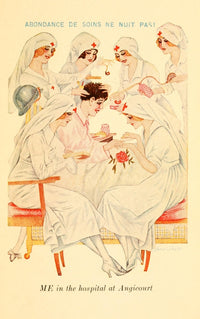 War Verses 1919 In the Hospital at Angicourt Poster Print by Xavier Sager