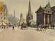 Charm of Edinburgh 1913 Princes St Looking East Poster Print by Harry Morley