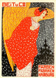 1913 Snow Fantasy Poster Print by Georg Tippel showcasing a serene winter landscape.