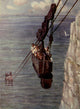 1909 Beachy Head Cableway Poster Print showcasing engineering wonders