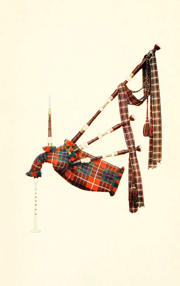 Some Reminiscences & the Bagpipe 1907 Bagpipes Poster Print