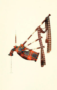 Some Reminiscences & the Bagpipe 1907 Bagpipes Poster Print