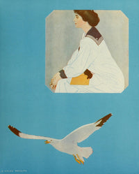 A Gallery of Girls 1911 The Lass That Loved a Sailor Poster Print by Clarence Coles Phillips