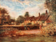 Poets' Country 1907 Ann Hathaway's Cottage Poster Print by Francis S. Walker