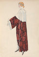 Soeurs David Gazette du Bon Ton 1922 Hermine et Matelasse Moderne Poster Print
