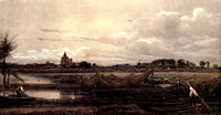 Watercolour Society Crowland Abbey Poster Print by Peter de Wint