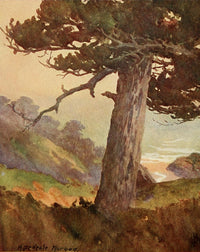 On Sunset Highways 1921 Val Paiso Canyon Poster Print by M.D. Morgan