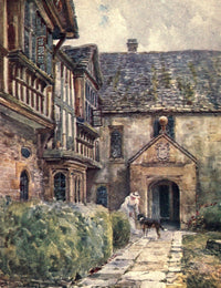 Little Wolford Manor House Poster Print by F. Whitehead