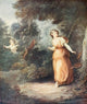 The Connoisseur Run Away Love Poster Print by Thomas Stothard