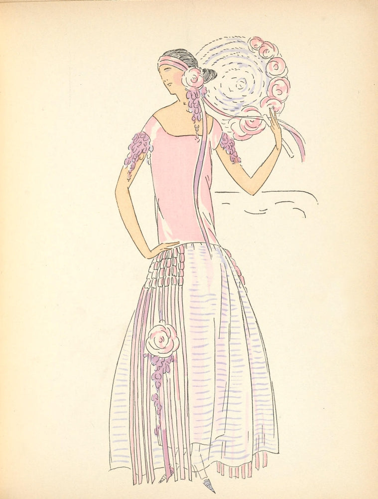 Soeurs David Gazette du Bon Ton 1921 Summer Gown Poster Print