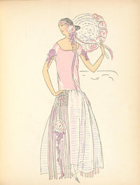 Soeurs David Gazette du Bon Ton 1921 Summer Gown Poster Print