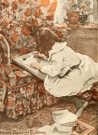 Christmas Every Day 1908 Drawing Poster Print by Harriet Roosevelt Richards