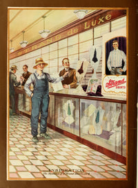 Menswear Review 1922 Inspiration Poster Print showcasing classic shirt designs.