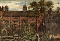 Old London 1900 Staple Inn, First Court Poster Print by Waldo Sergeant.