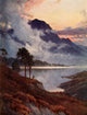 Scotland 1910 Loch Maree Poster Print capturing serene landscapes of Ross-shire.