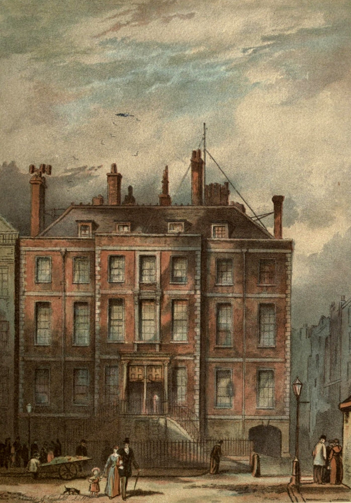 Old London 1900 Powis House Poster Print by Waldo Sergeant
