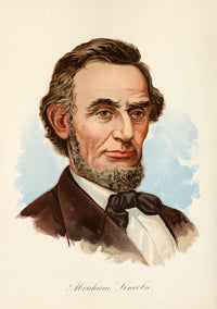 Our Country 1891 Abraham Lincoln Poster Print showcasing historical artwork.