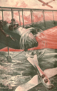The Hosts of the Air poster print by Charles Wrenn showcasing vintage aviation art.