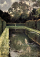 Lily Pool, Wrest fine art print from A Book of English Gardens 1906 by Katharine Montagu Wyatt