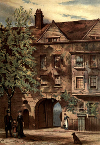 Old London 1900 Staple Inn Holborn Poster Print by Waldo Sergeant