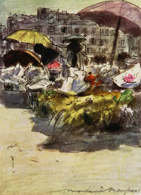 Paris 1909 Fruit & Flowers Fine Art Print by Mortimer Menpes