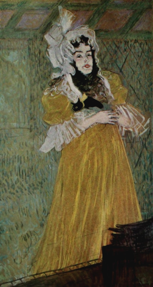 Miss May Belfort Poster Print by Henri de Toulouse-Lautrec, vintage art piece.