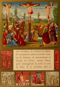 Les Évangiles des Dimanches et Fêtes de l'Année 1864 Crucifixion Poster Print