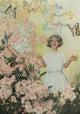 Child in Fairyland poster print by Sarah S. Stilwell, colorful vintage illustration.