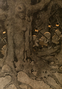 The Princess and the Goblin Owls in the Forest Poster Print by Jessie Willcox Smith