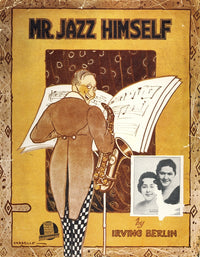 Mr. Jazz Himself 1917 Sheet Music Cover Poster Print