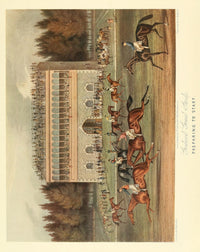 Preparing to Start poster print by James Pollard, showcasing early 20th-century sporting life.