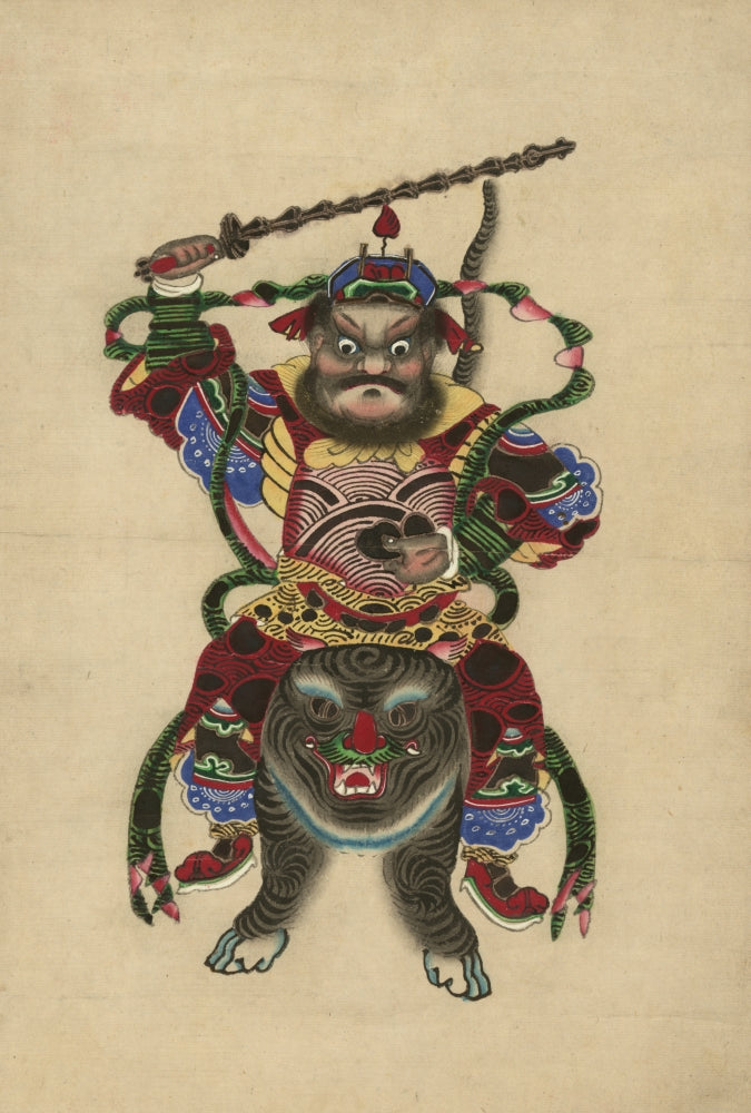 Chinese New Year's Print (1850-1900) Poster Print showcasing festive celebration designs.