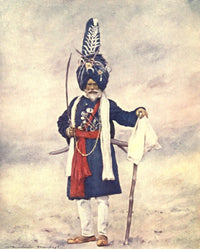 The Durbar 1903 Akalis Fanatical Devotee Poster Print by Mortimer Menpes