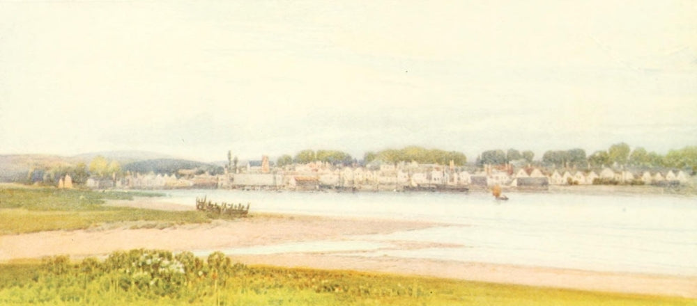 Devon 1913 Topsham Art Print by Frederick J. Widgery, showcasing a historical landscape