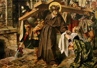 Christ Carrying the Cross Poster Print - Christian Art