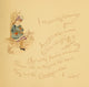 A Christmas Visitor 1887 Poster Print by Annie C. McQueen featuring holly.
