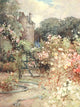 Scottish Gardens 1908 Poster Print by Mary G.W. Wilson, showcasing the beauty of Kellie Castle.